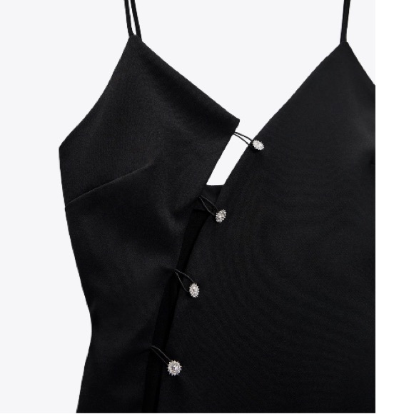 NEW! HP 🥳🥳🥳Zara Buttoned Dress with Jewels - Picture 9 of 15